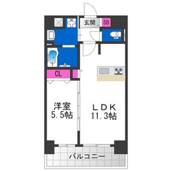 サンセール上本町の物件間取画像